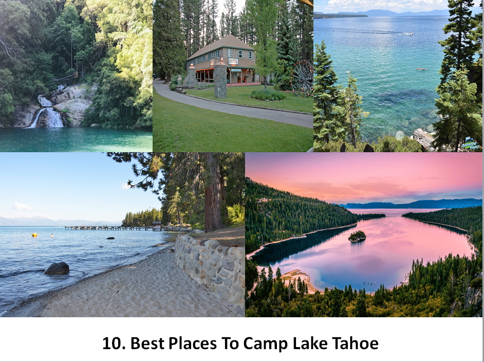 10 Best Places To Camp In Lake Tahoe 5 Best Places To Camp Lake Tahoe