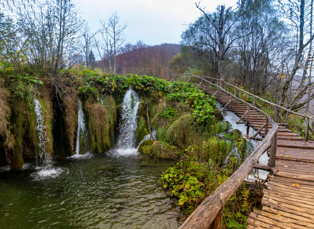 Camp setup near Natural Bridge area, a dramatic and historic Virginia camping destination.